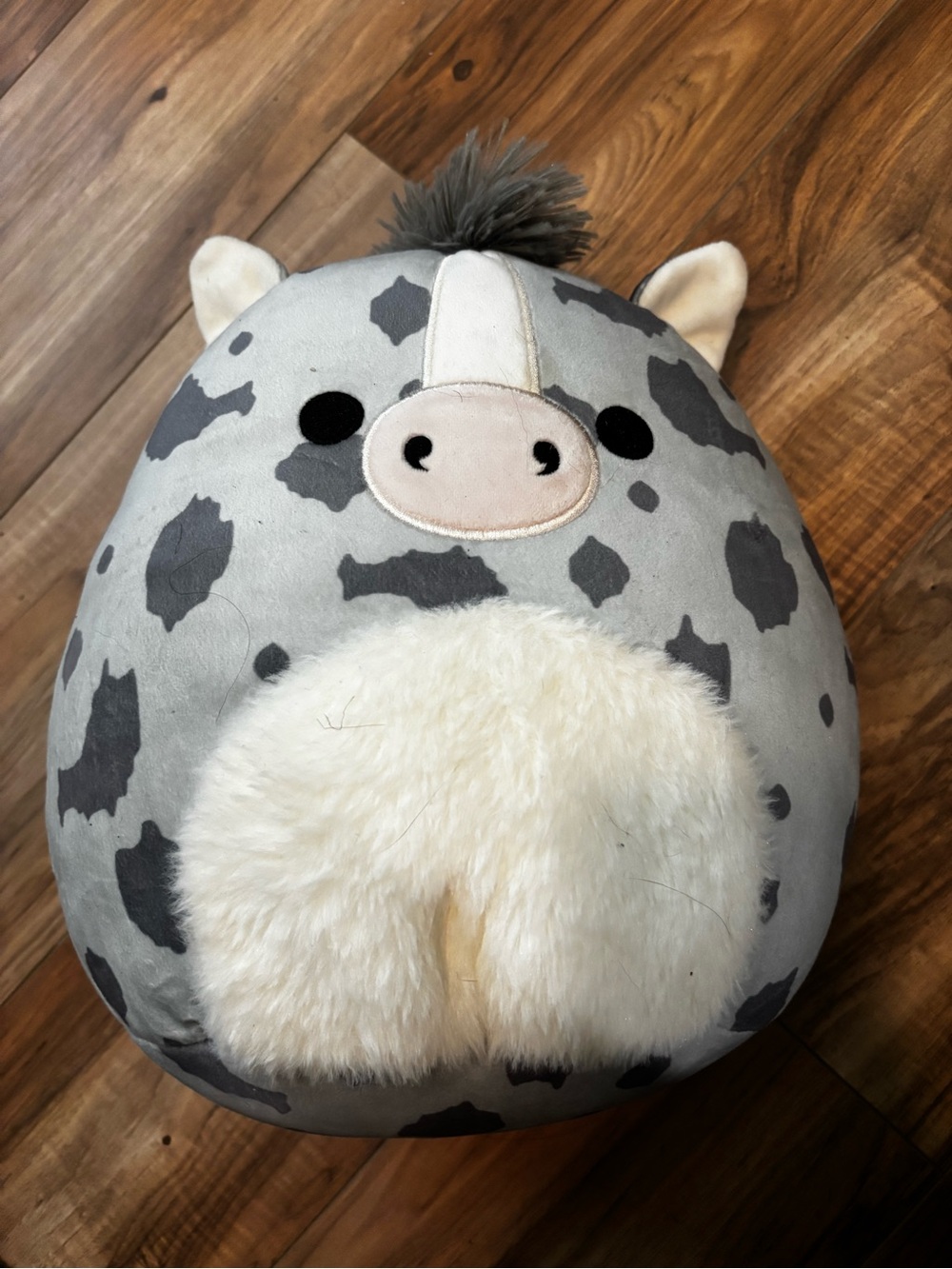 Squishmallows Gray and White Grady the Appaloosa Horse Plush